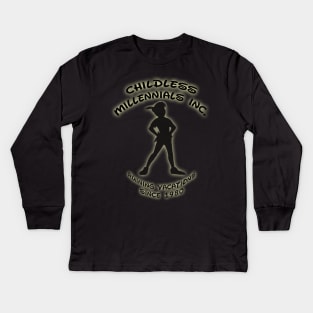 Childless Millenials Inc - Peter Pan Kids Long Sleeve T-Shirt